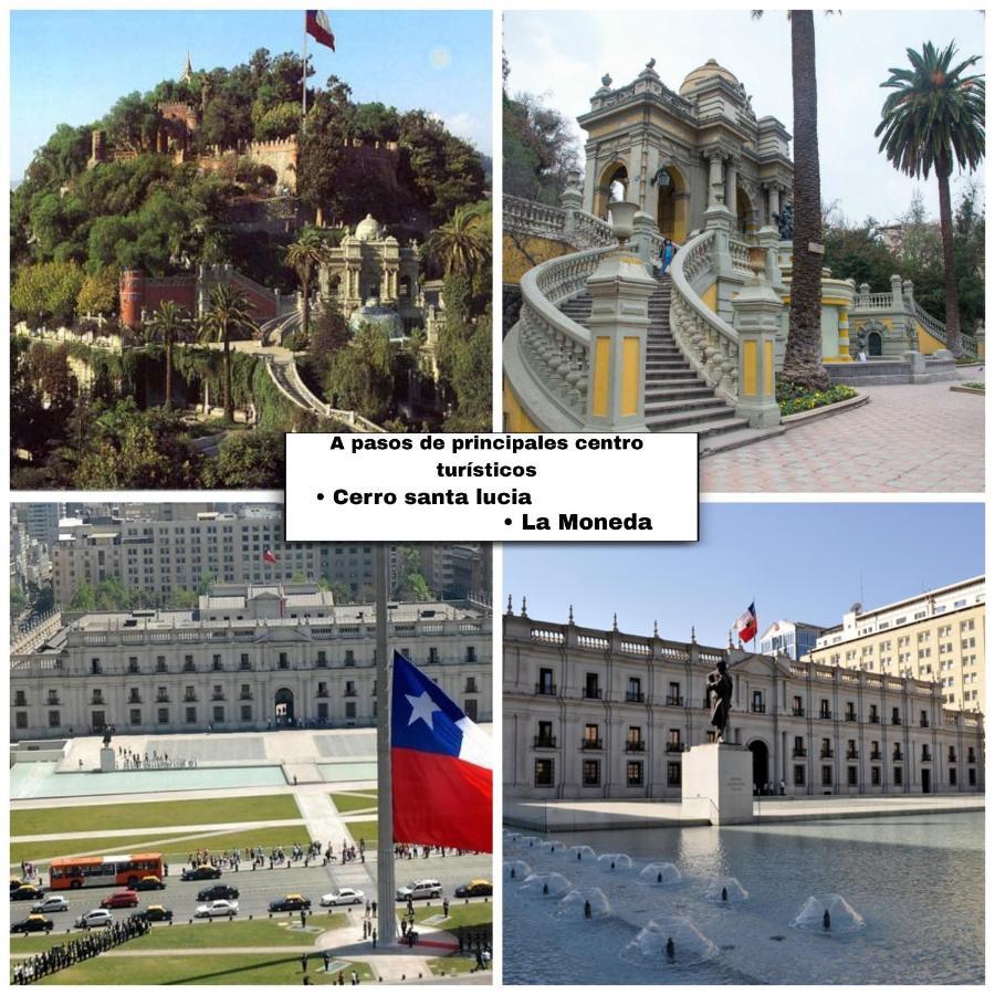 Cómodo departamento en bellas artes con vista privilegiada Santiago Exterior foto